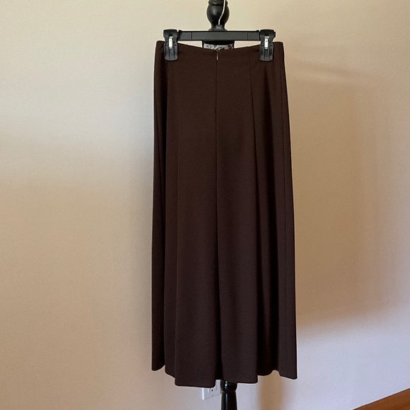 Anna Sui Brown Women’s Pleated Skirt Size 10 - Picture 3 of 6